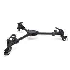 Fotopro DW60 Lega di Alluminio Fotocamera Big Foot Wheel Treppiede Puleggia Base (Nero)