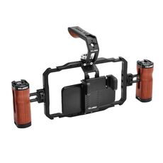 YELANGU LW101 Vlogging Trasmissione in diretta Smartphone Video Rig Gestisce i kit di stabilizzatori