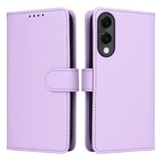Per Samsung Galaxy S25 Edge 5G BETOPNICE BN-005 2 in 1 Custodia staccabile in vera pelle (viola chiaro)