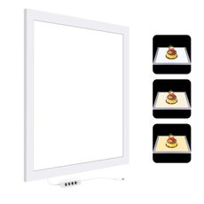 PULUZ 38 cm 1000LM LED Fotografia Lampada a luce senza ombre Pannello con interruttore, Materiale metallico, Nessuna luce attenuata polare, Area effettiva 33,3 cm x 33,3 cm