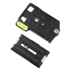 Piastra a sgancio rapido in metallo in lega di alluminio per treppiede per fotocamera QRA-635
