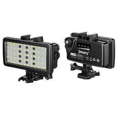 JMARY FM-72RGB Fotografia subacquea ricaricabile RGB IPX8 Fotocamera impermeabile LED Luce di riempimento