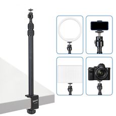 JMARY MT-49 Per supporto per clip per luce video a LED Supporto per montaggio su scrivania con morsetto regolabile