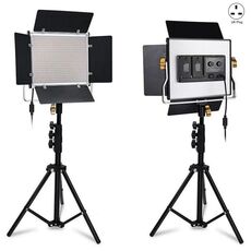 VLOGLITE W660S per la registrazione di film video 3200-6500K Illuminazione video a LED con treppiede, spina: spina UK