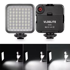 VLOGLITE W49 Fotografia Cellulare Streaming live Luci di bellezza Mini luce di riempimento Luce per fotocamera a LED