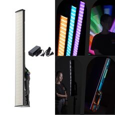 YONGNUO YN660 RGB Versione standard + Adattatore di alimentazione Bastone colorato La mano tiene le luci di riempimento per fotografia a LED
