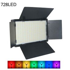 E800 RGB Color 40W 3200K-5600K LED a schermo piatto luci di trasmissione in diretta luce di riempimento, spina europea