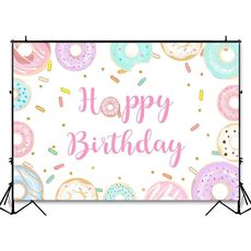 180x180 cm ciambella cartone animato bambini compleanno sfondo panno