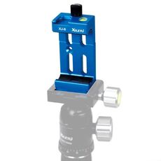 XILETU XJ-8 Clip per telefono cellulare con treppiede per fotocamera in lega di alluminio (blu)
