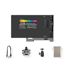 Pixel G1S Mini Outdoor RGB Color Fill Light Fotocamera Piccole luci da scrivania (Un set)