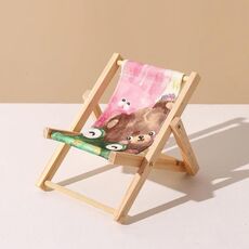 Mini ornamento da tavolo in legno per artigianato, fotografia, giocattoli, sedia da spiaggia, supporto per telefono, stile: Casa e cucina