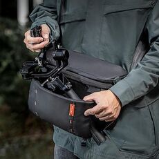 PGYTECH OneMo Stabilizer Drone Micro Camera Borsa a spalla singola, dimensioni: 11L (nero)