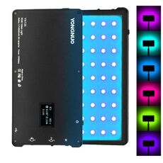 YONGNUO YN135 135 LED RGB Doppia temperatura di colore Luce di riempimento per fotografia (Nero)