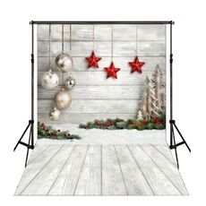 Fondale fotografico per feste, 210 x 150 cm, decorazione natalizia, in tessuto da appendere, stile: SD-716