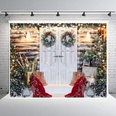 2,1 x 1,5 m Fondale fotografico per feste di festa Decorazione natalizia Panno da appendere, Stile: SD-781