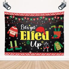 150 x 100 cm Pelle di pesca Natale Fotografia Sfondo Panno Decorazione della stanza delle feste, Stile: 2