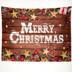 150 x 200 cm Pelle di pesca Natale Fotografia Sfondo Panno Decorazione della stanza delle feste, Stile: 1