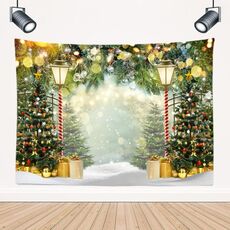 150 x 200 cm Pelle di pesca Natale Fotografia Sfondo Panno Decorazione della stanza delle feste, Stile: 10