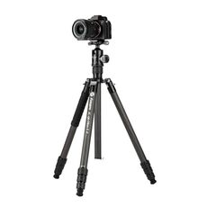 Fotopro X-go Max E 2 Treppiede monopiede portatile in fibra di carbonio 2 in 1 (nero)