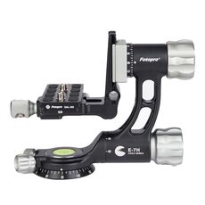 Testa per treppiede con giunto cardanico professionale Fotopro E-7H (nera)