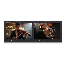 FEELWORLD D101 PLUS Monitor Rackmount Dual da 10,1 pollici 4RU Monitor IPS 4K HDMI SDI 1920 x 1200 (spina USA)