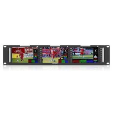 FEELWORLD T51 PLUS-H Monitor Rackmount 2RU da 5,5 pollici, Monitor AV Full HD 4K HDMI SDI (spina USA)