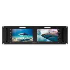 FEELWORLD D71 PLUS-H Monitor doppio da 7 pollici 3RU Rackmount Monitor 4K HDMI 1920 x 1200 IPS (spina USA)