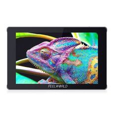 FEELWORLD F7 PLUS Monitor da campo per fotocamera DSLR da 7 pollici Touch Screen 4K HDMI Monitor ad alta luminosità da 1200 nit (nero)