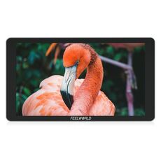 FEELWORLD P6XL Monitor da campo per fotocamera DSLR con batteria integrata in alluminio da 6,0 pollici, touch screen, 4K HDMI, alta luminosità, 1200 nit (nero)