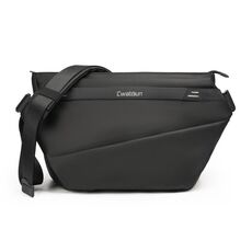 Borsa a tracolla professionale Cwatcun D92 per fotocamera da esterno, dimensioni: 45,5 x 24,5 x 14,5 cm grande (nero)
