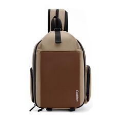 Cwatcun D107 Zaino fotografico di grande capacità Spalle Borsa per fotocamera portatile, Dimensioni: 22 x 36 x 16 cm (Khaki)