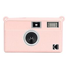 Custodia protettiva in silicone morbido con texture litchi per Kodak EKTAR H35 (rosa)