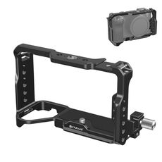 Per Sony ILCE-A7CM2 / Alpha 7C II / Alpha 7CR PULUZ Metal Camera Cage Stabilizer Rig (Nero)