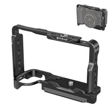 Per Sony ZV-E10 II PULUZ Metal Camera Cage Stabilizer Rig (Nero)