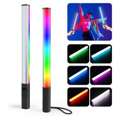 PULUZ 132 LED Luce portatile per foto Luce di riempimento RGB a colori completi