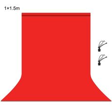 PULUZ 1m x 1.5m Sfondo fotografico Sfondo per studio fotografico Sfondo in tessuto (rosso)