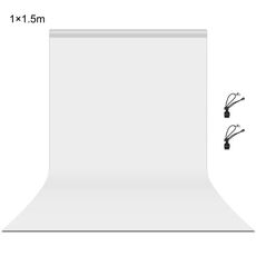 PULUZ 1m x 1.5m Sfondo fotografico Sfondo per studio fotografico Sfondo in tessuto (bianco)