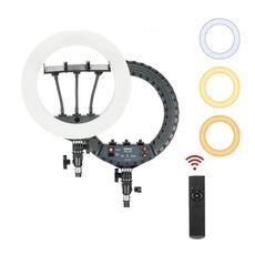 JMARY FM-14R Fotografia Luce da 14 pollici Live Streaming Ring Light Fotografia LED Luce di riempimento (spina USA)