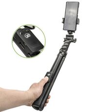 YUNTENG VCT-91666 Supporto per treppiede allungabile per selfie stick Bluetooth con fotocamera