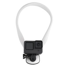 C071 Supporto per tracolla in silicone metallico per action camera GoPro / Insta360 / DJI