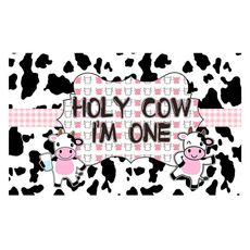 180x90 cm Cartoon Mucca Tema Decorazione festa di compleanno Sfondo Panno Fotografia Banner (2023SRB133)