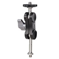 Braccio magico serie XILETU TM con adattatore per montaggio su monitor video con doppia fotocamera Ballhead TM-2