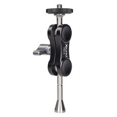 Braccio magico serie XILETU TM con adattatore per montaggio su monitor video con doppia fotocamera Ballhead TM-3