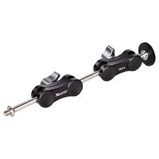 Braccio magico serie XILETU TM con adattatore per montaggio su monitor video con doppia fotocamera Ballhead TM-4