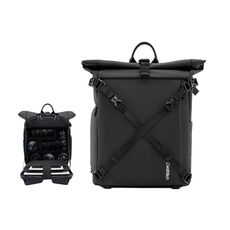 Borsa per fotocamera Cwatcun D113 per il tempo libero Borsa per fotografia da viaggio all'aperto ad alta capacità impermeabile, Colore: piccolo nero