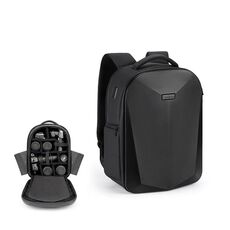 Cwatcun D108 Borsa per fotocamera a spalla rigida con guscio rigido, pacchetto fotografico antiurto impermeabile