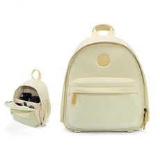 Cwatcun D125 Borsa per fotocamera piccola a tracolla Zaino DSLR per pendolari casual (Bianco)