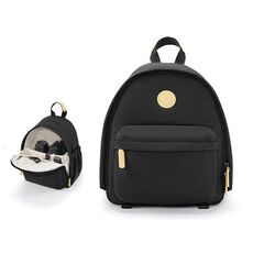 Cwatcun D125 Borsa a tracolla piccola per fotocamera Zaino DSLR casual da pendolare (nero)