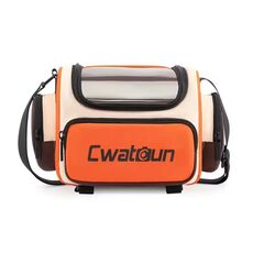 Cwatcun D121 Borsa a tracolla per fotocamera Borsa per fotografia digitale impermeabile di grande capacità colorata, colore: piccolo arancione rosso