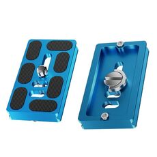 BEXIN PU-70D per fotocamera reflex tipo Arca Piastra a sgancio rapido in PU Piastra a sgancio rapido con testa a sfera CNC in lega di alluminio